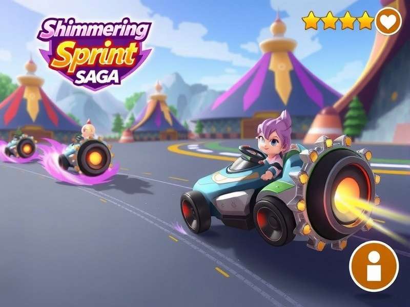 Shimmering Sprint Saga vehicle customization